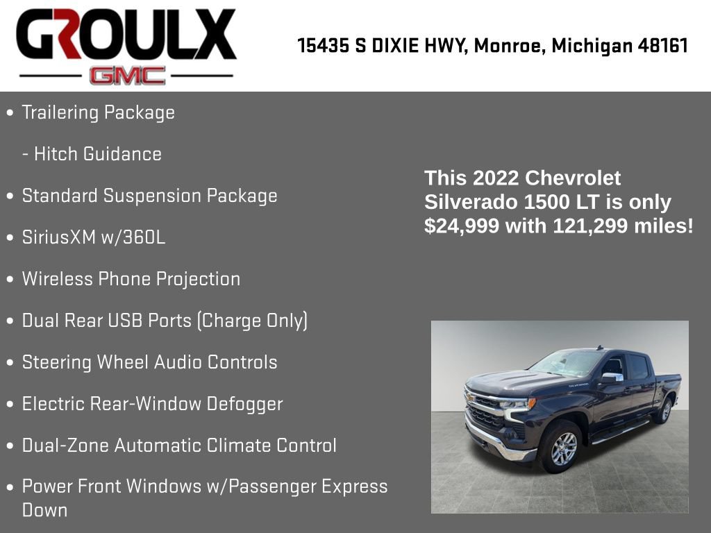 Used 2022 Chevrolet Silverado 1500 LT w/ Protection Package AWD/4WD image 32