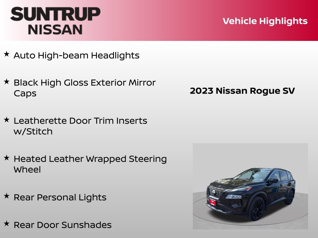Certified 2023 Nissan Rogue SV w/ SV Premium B Package AWD/4WD image 24