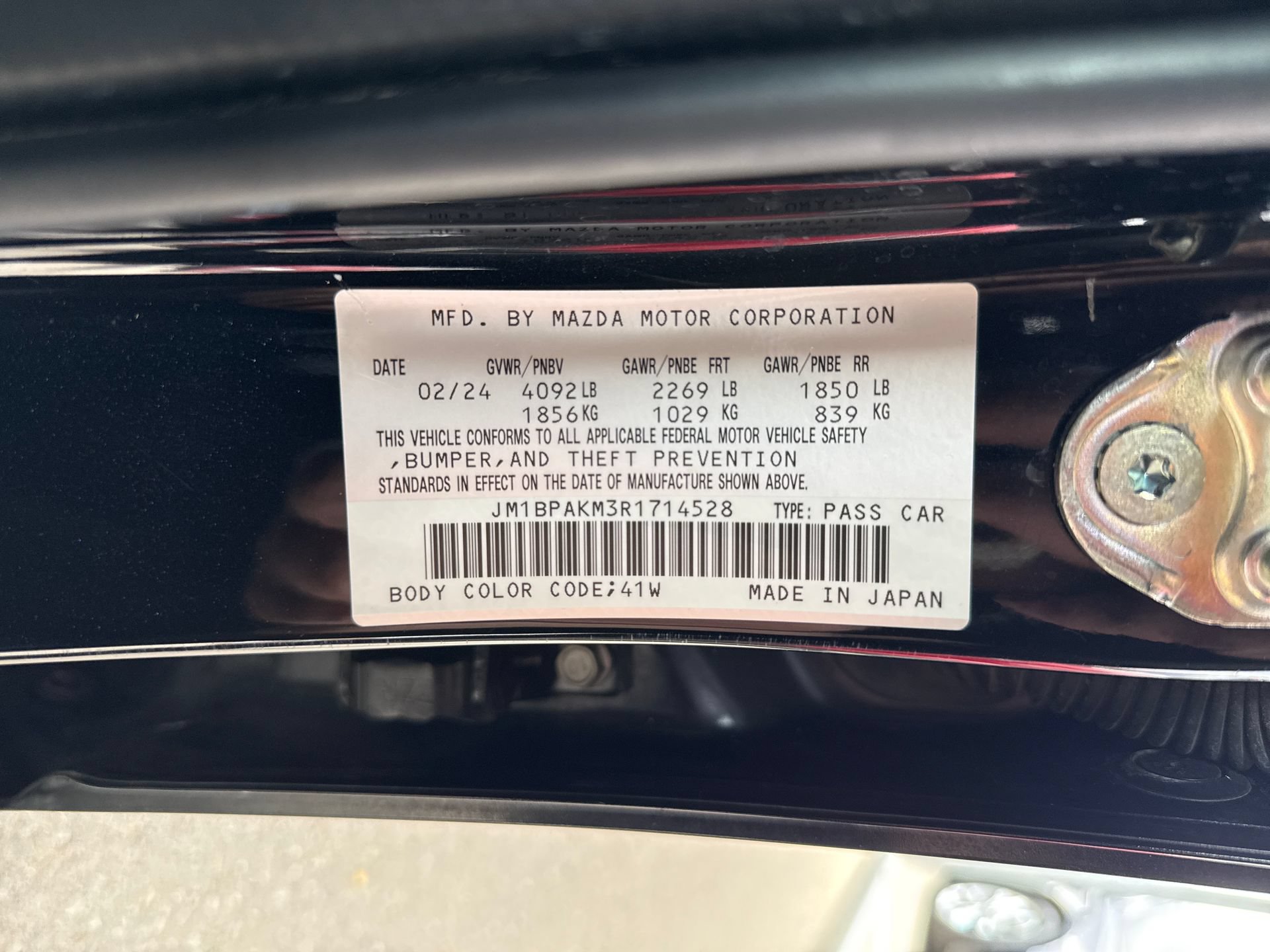 Used 2024 MAZDA MAZDA3 s FWD image 17