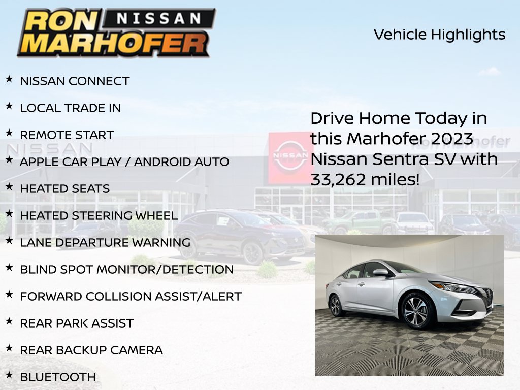 Used 2023 Nissan Sentra SV w/ All-Weather Package FWD image 15