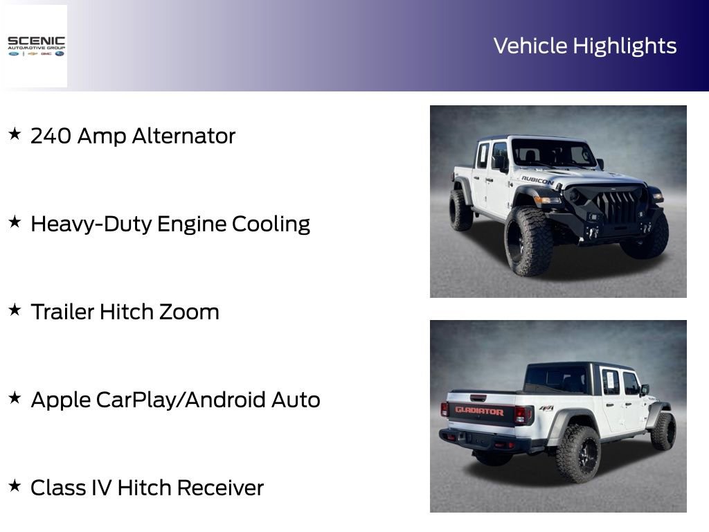 Used 2021 Jeep Gladiator Rubicon w/ Trailer Tow Package image 10