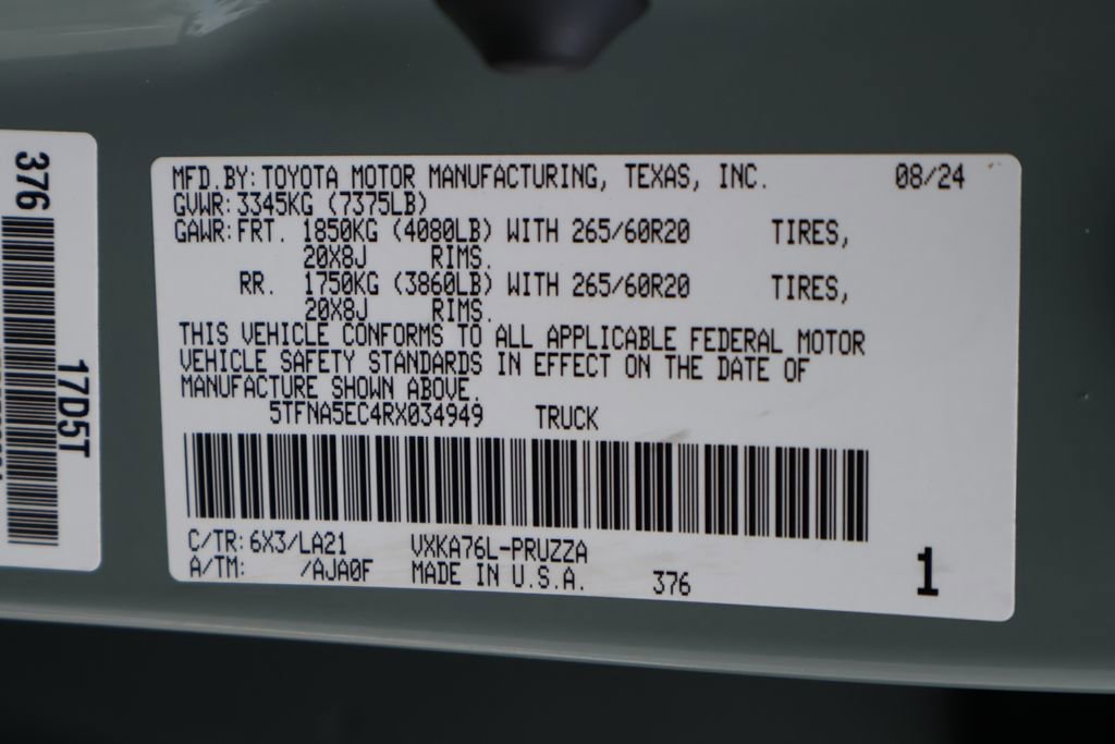 Used 2024 Toyota Tundra Platinum AWD/4WD image 17