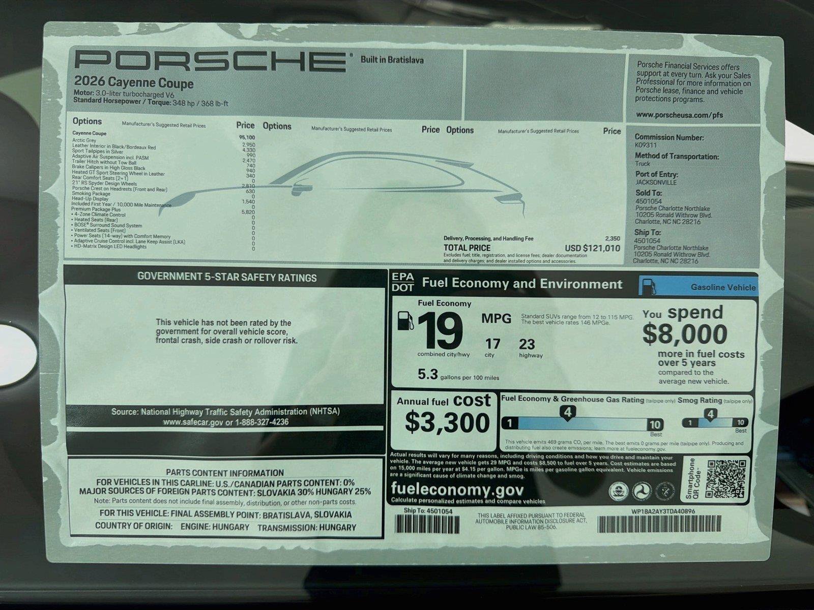New 2026 Porsche Cayenne Coupe AWD/4WD image 34