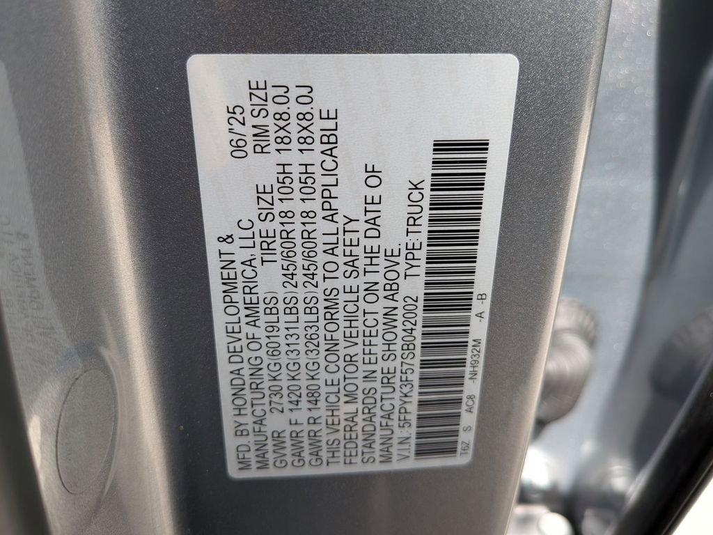 Used 2025 Honda Ridgeline RTL image 34