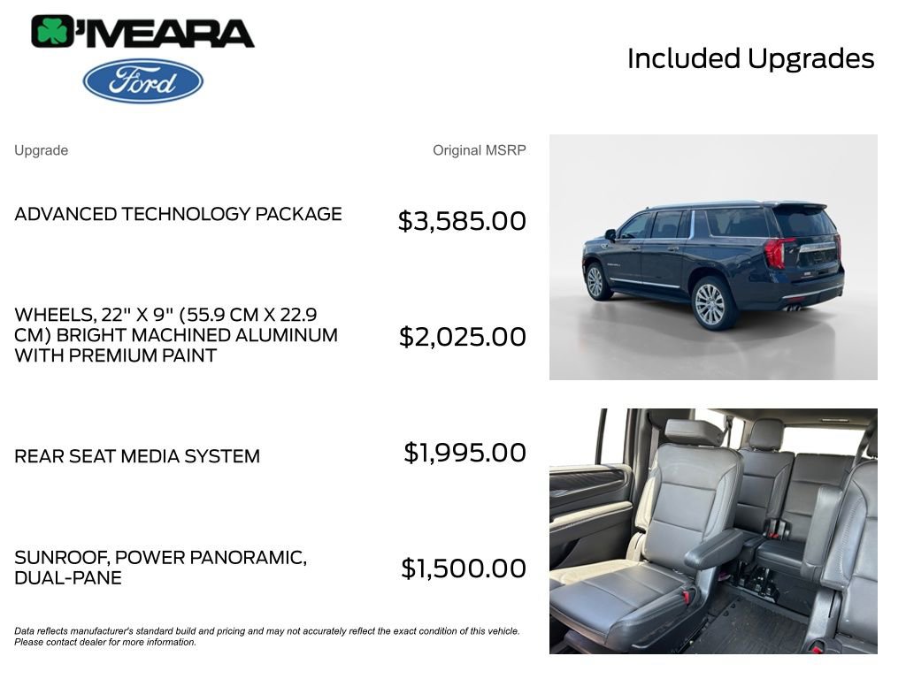 Used 2024 GMC Yukon XL Denali w/ Advanced Technology Package AWD/4WD image 4