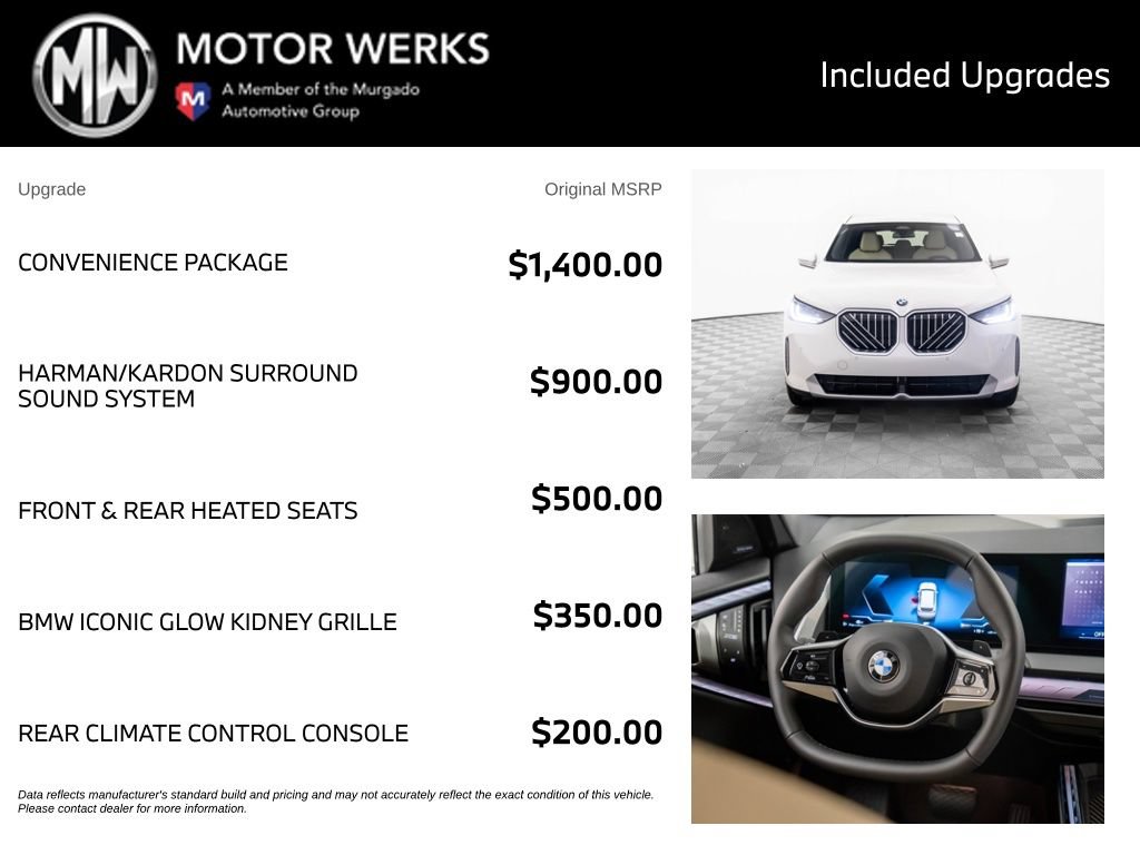 Certified 2026 BMW X3 xDrive30i w/ Convenience Package AWD/4WD image 4