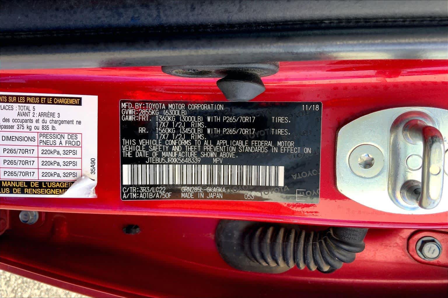 Used 2019 Toyota 4Runner TRD Off-Road Premium AWD/4WD image 36