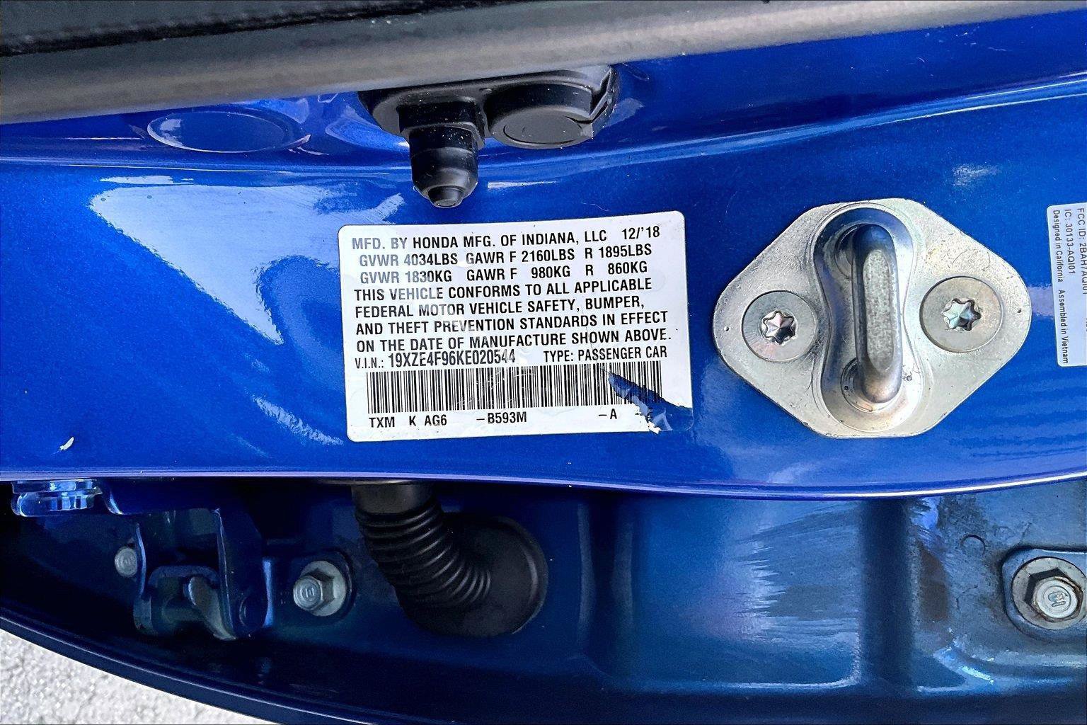 Used 2019 Honda Insight Touring image 19