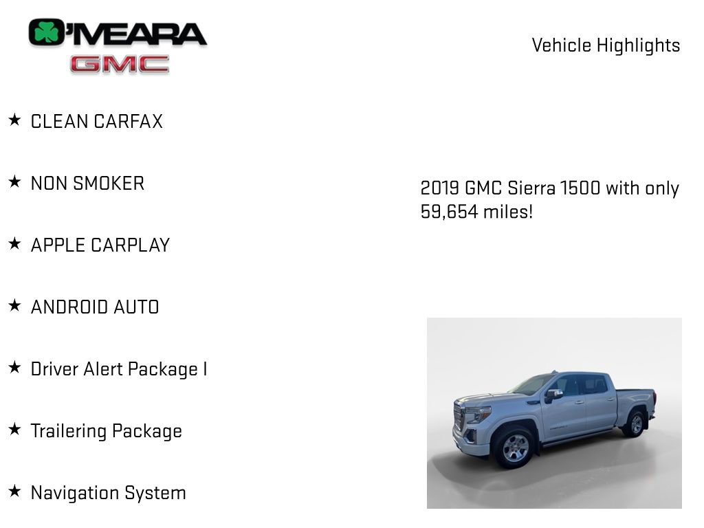 Used 2019 GMC Sierra 1500 Denali w/ Denali Ultimate Package AWD/4WD image 7