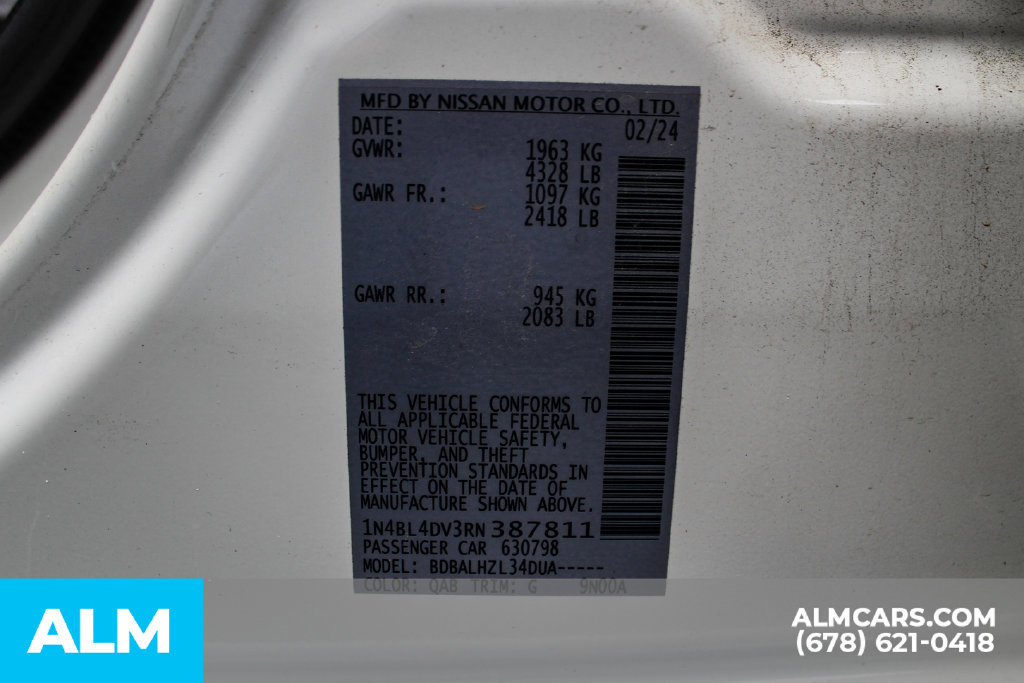 Used 2024 Nissan Altima 2.5 SV FWD image 40
