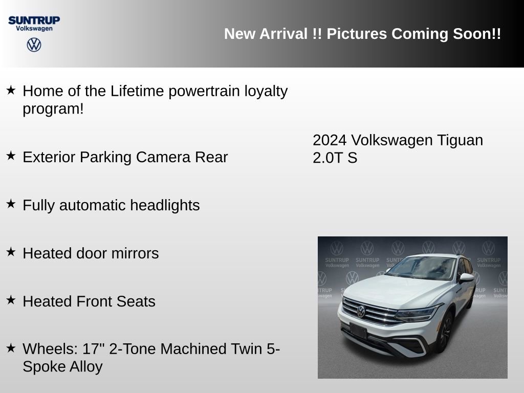 Used 2024 Volkswagen Tiguan S AWD/4WD image 5