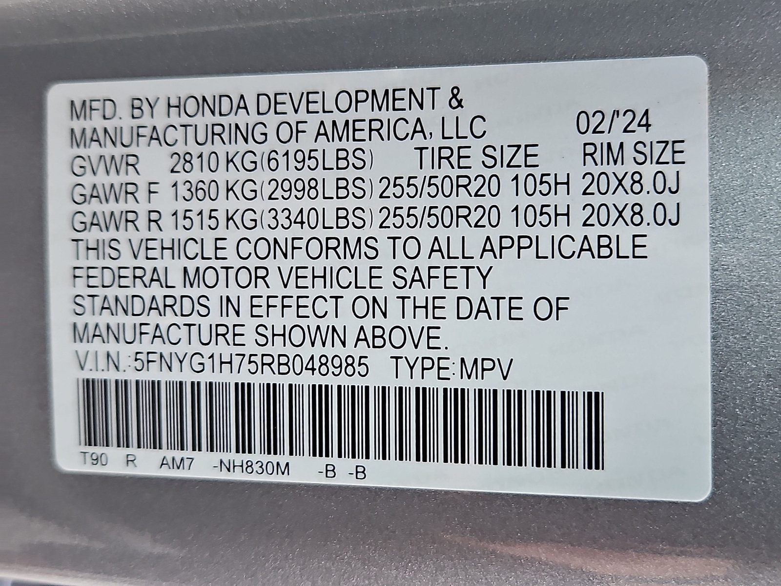 Certified 2024 Honda Pilot Touring image 32