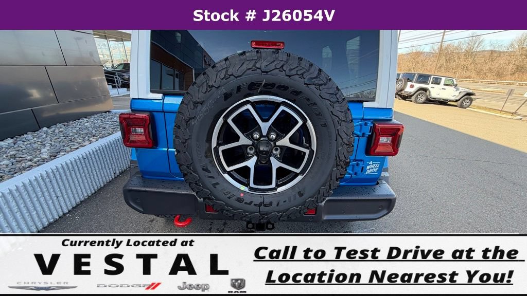 New 2026 Jeep Wrangler Unlimited Rubicon w/ Whitecap Package AWD/4WD image 35