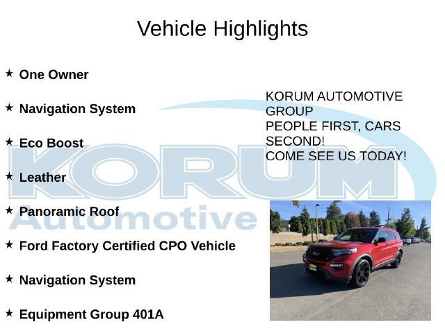 Certified 2023 Ford Explorer ST w/ Equipment Group 401A AWD/4WD image 4