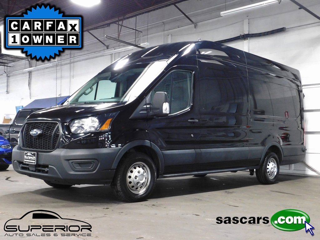 Used 2023 Ford Transit 250 148 High Roof Extended AWD image 1