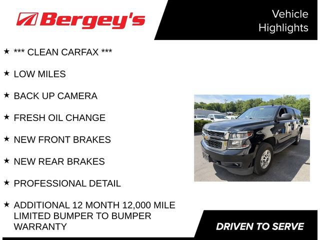 Certified 2017 Chevrolet Suburban 3500 LS w/ Driver Alert Package AWD/4WD image 4