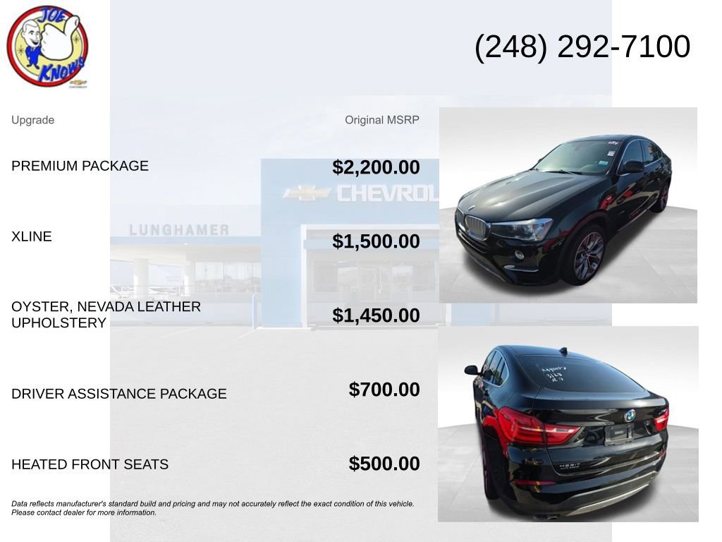 Used 2016 BMW X4 xDrive28i AWD/4WD image 5