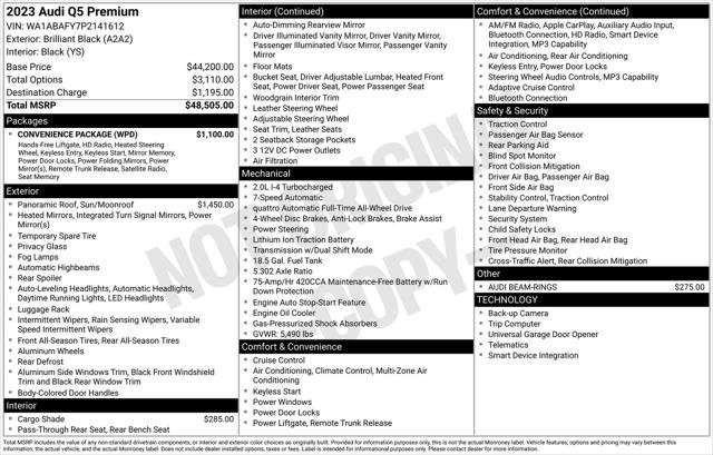 Certified 2023 Audi Q5 Premium w/ Convenience Package AWD/4WD image 32