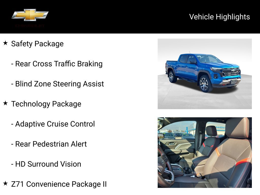 Certified 2023 Chevrolet Colorado Z71 w/ Z71 Convenience Package 2 AWD/4WD image 19