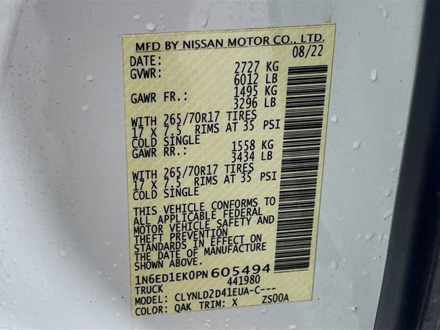 Used 2023 Nissan Frontier PRO-4X w/ Pro Convenience Package image 33