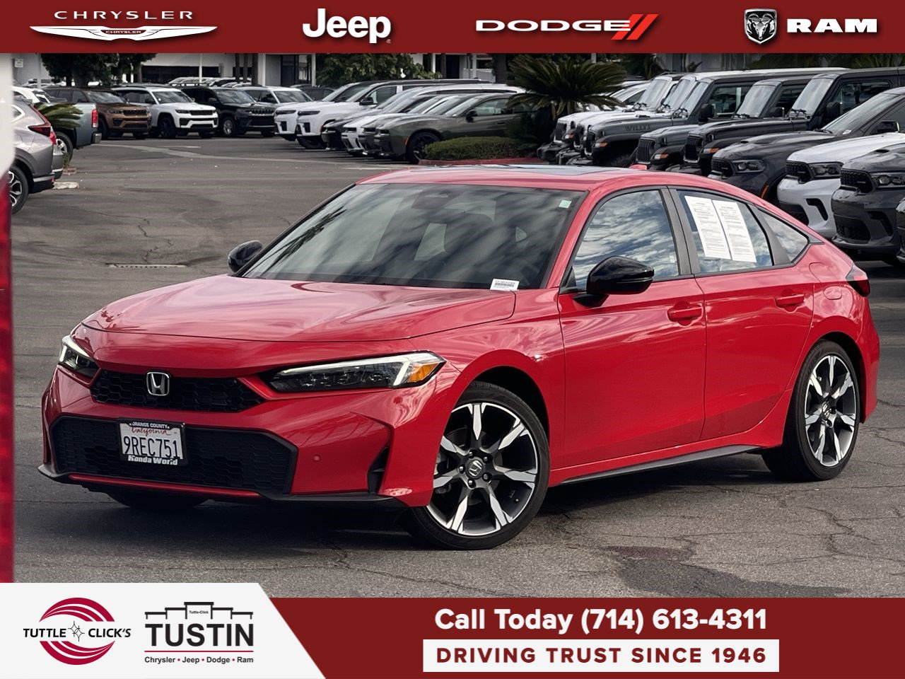 Used 2025 Honda Civic Sport Touring image 1
