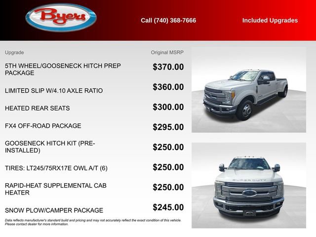 Used 2017 Ford F350 Lariat w/ Lariat Value Package image 6