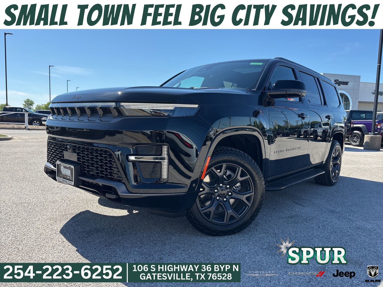 New 2026 Jeep Grand Wagoneer 4WD w/ Quick Order Packge 29V Upland