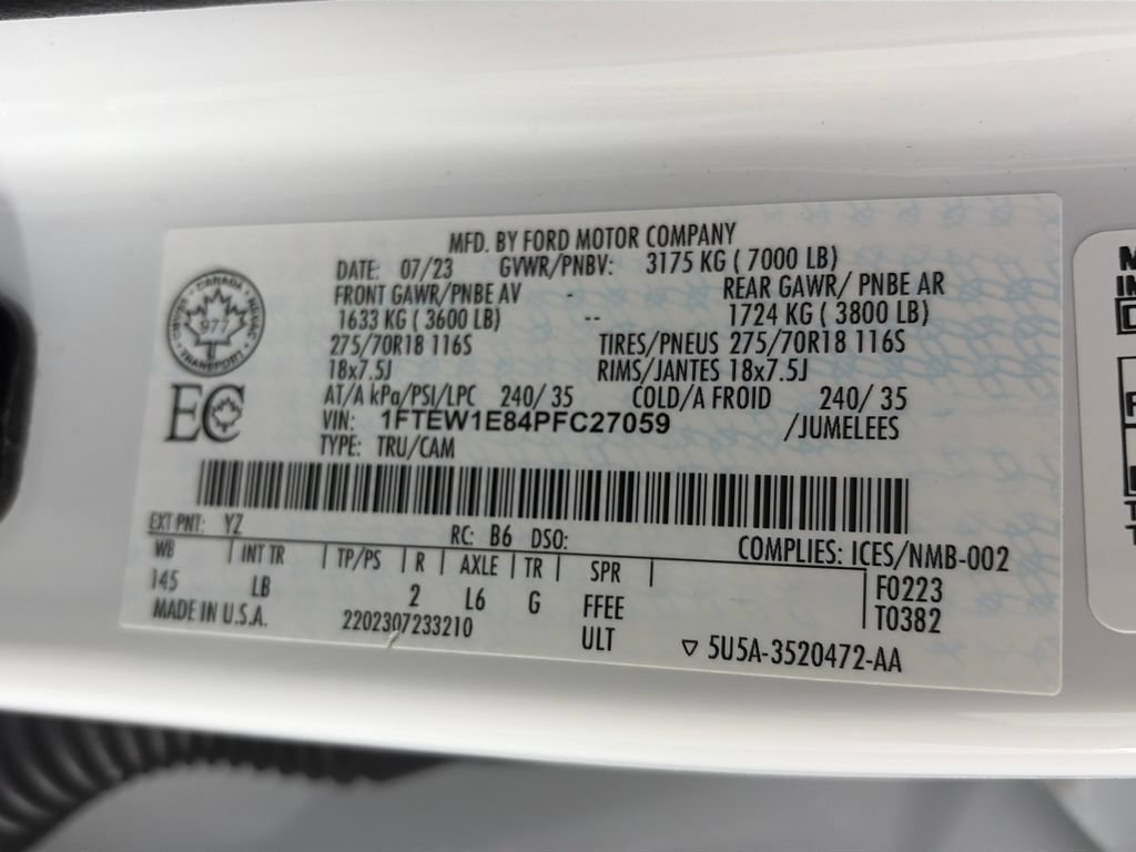 Certified 2023 Ford F150 Tremor AWD/4WD image 9