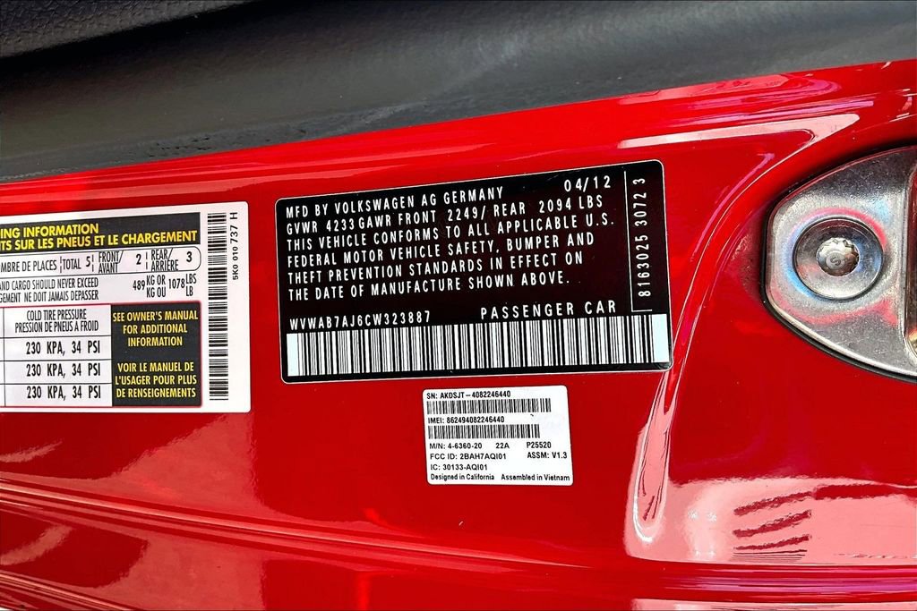 Used 2012 Volkswagen Golf 2-Door image 34