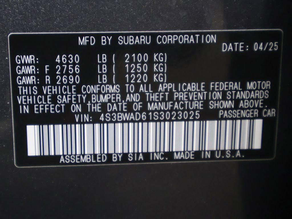 Used 2025 Subaru Legacy Premium image 40