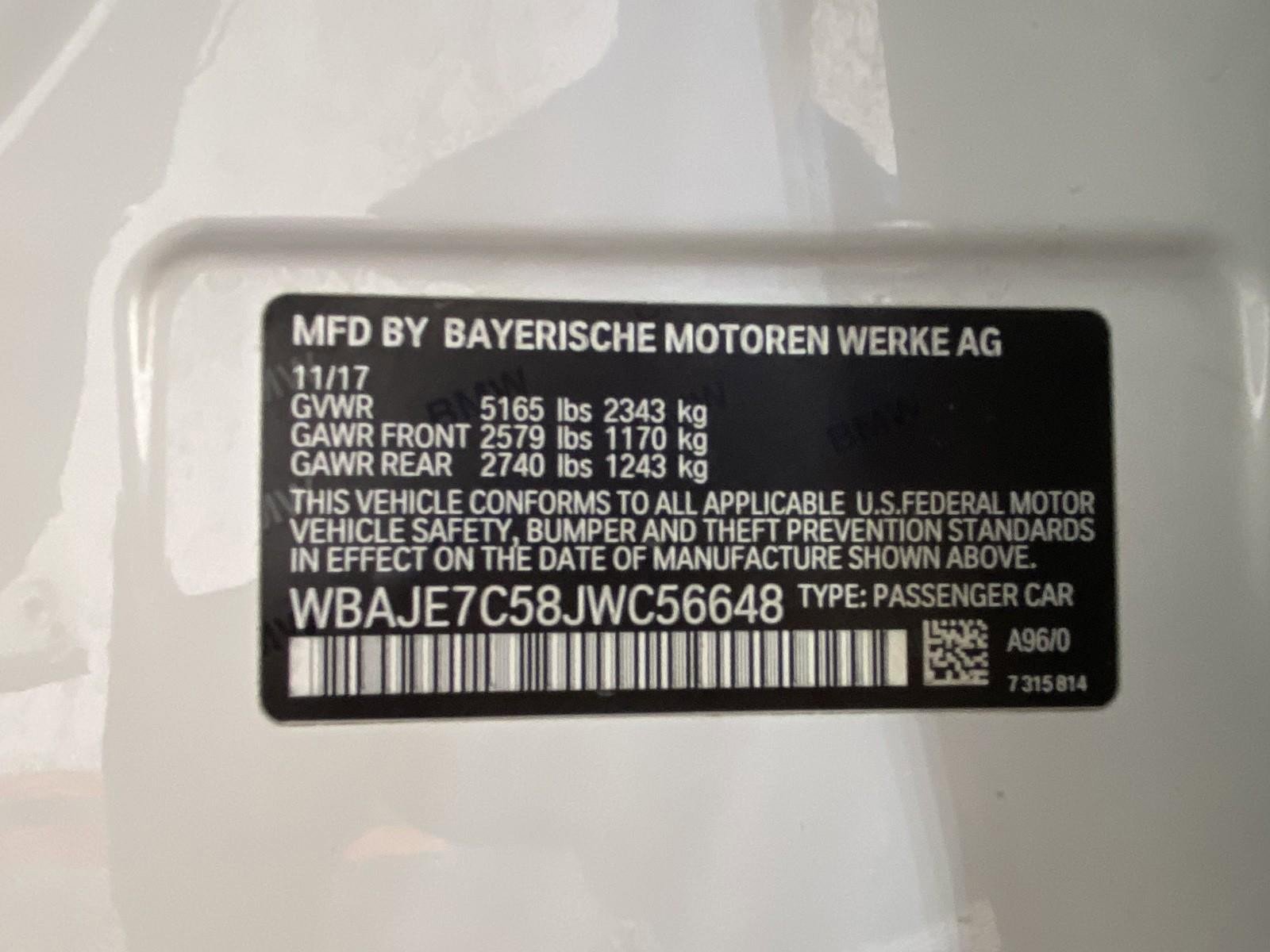 Used 2018 BMW 540i xDrive image 34