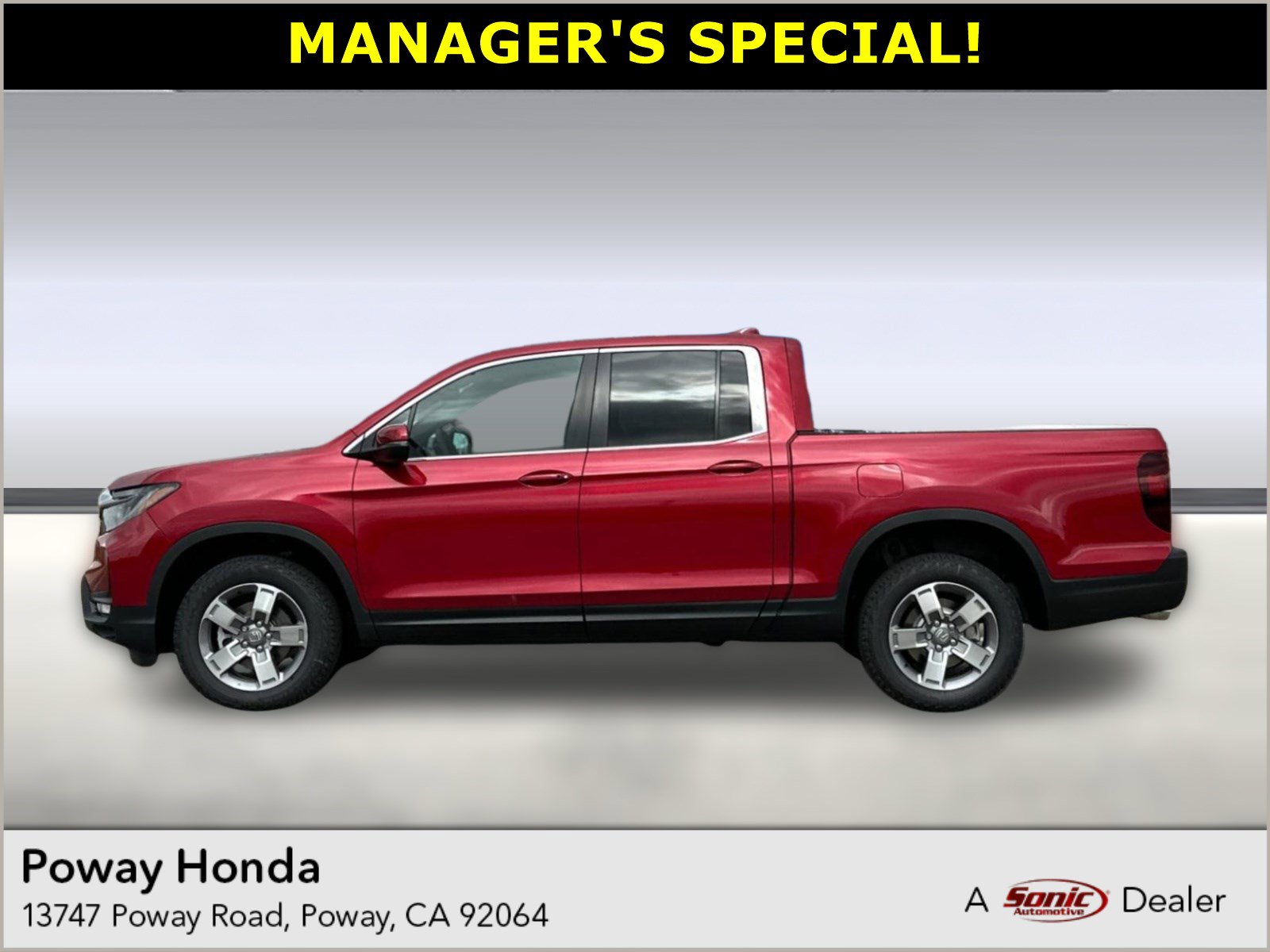 New 2026 Honda Ridgeline RTL