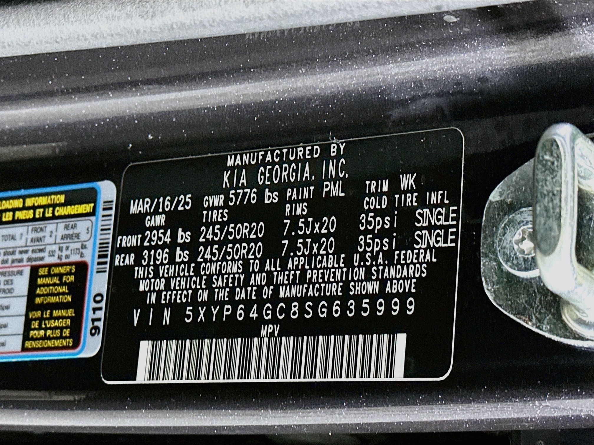 Used 2025 Kia Telluride S FWD image 12