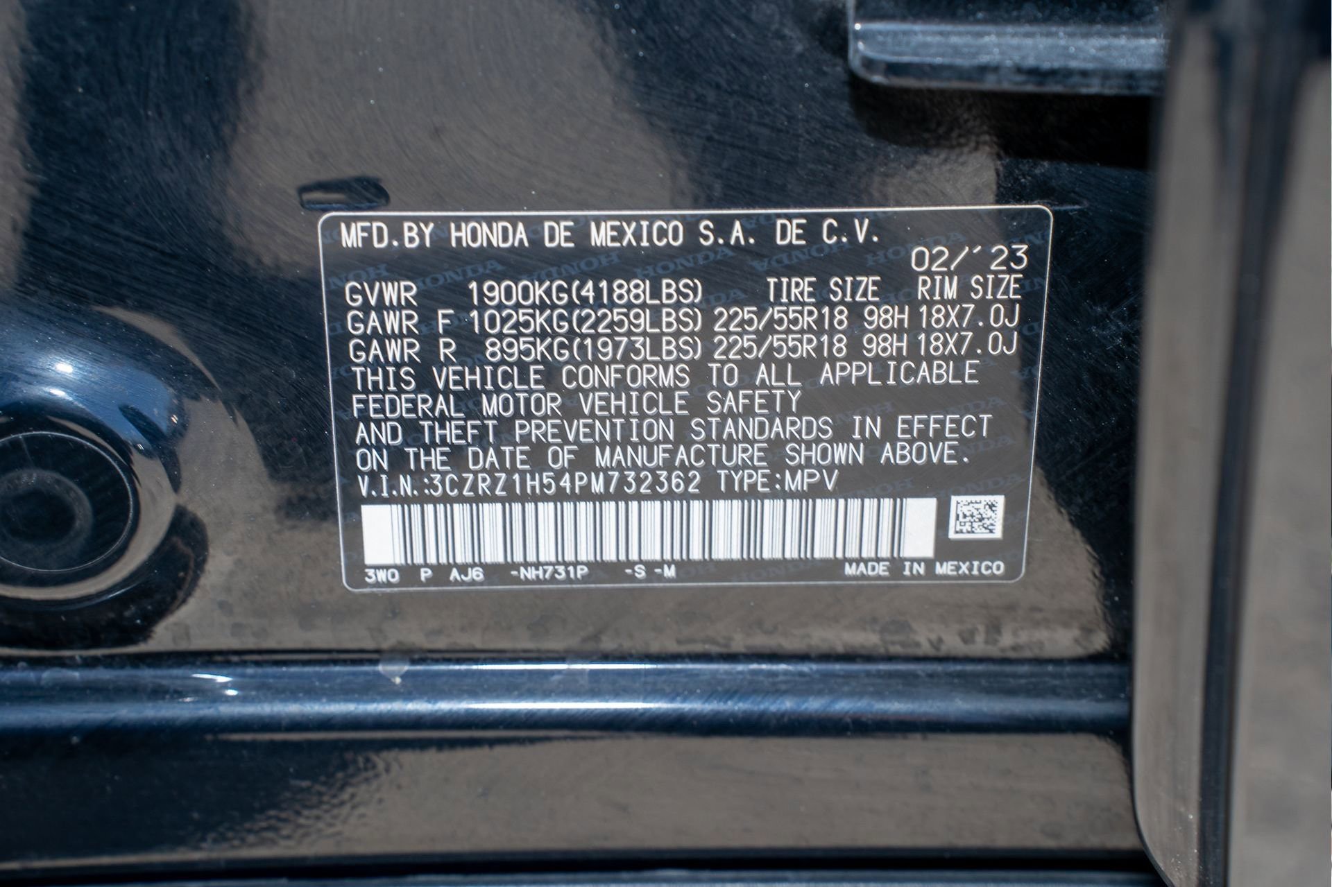 Certified 2023 Honda HR-V Sport image 36