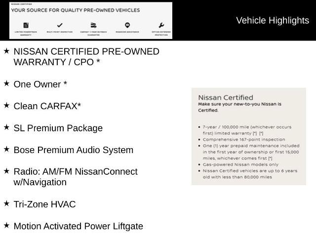 Certified 2023 Nissan Rogue SL w/ SL Premium Package AWD/4WD image 4