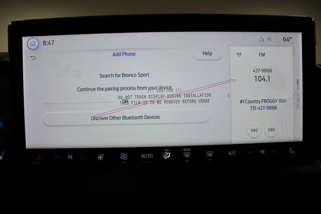 New 2025 Ford Bronco Sport Outer Banks w/ Outer Banks Tech Package+ image 47
