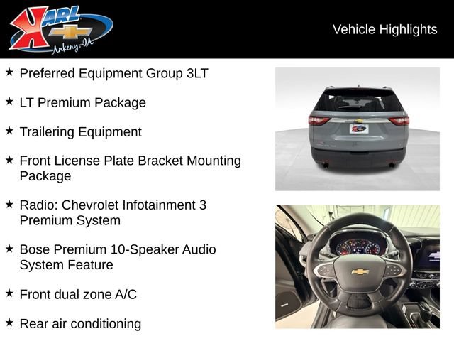 Certified 2020 Chevrolet Traverse LT w/ LT Premium Package AWD/4WD image 2