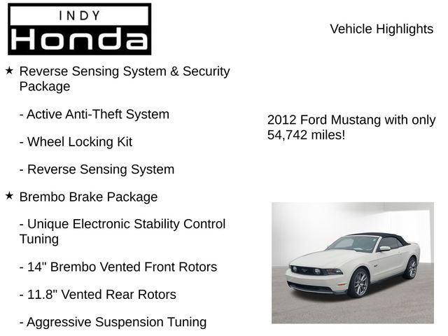 Used 2012 Ford Mustang GT Premium w/ Electronics Pkg image 8