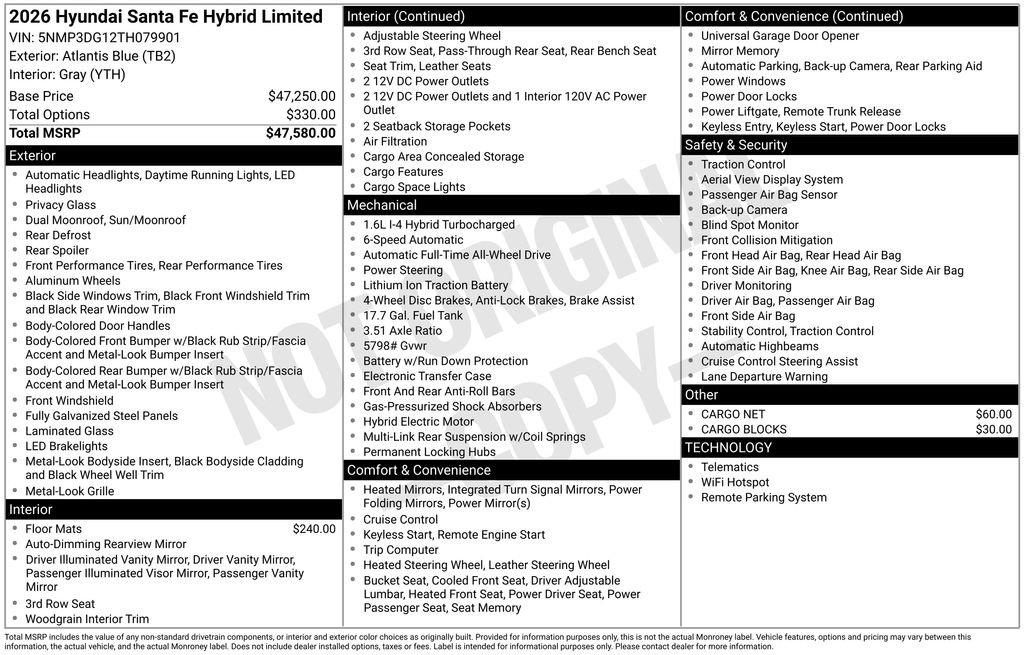 New 2026 Hyundai Santa Fe Limited image 27