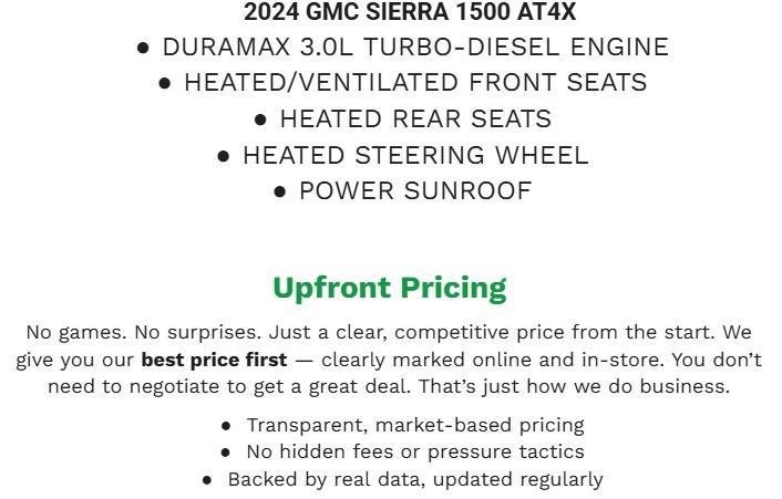 Used 2024 GMC Sierra 1500 AT4X w/ AT4X AEV Edition AWD/4WD image 2