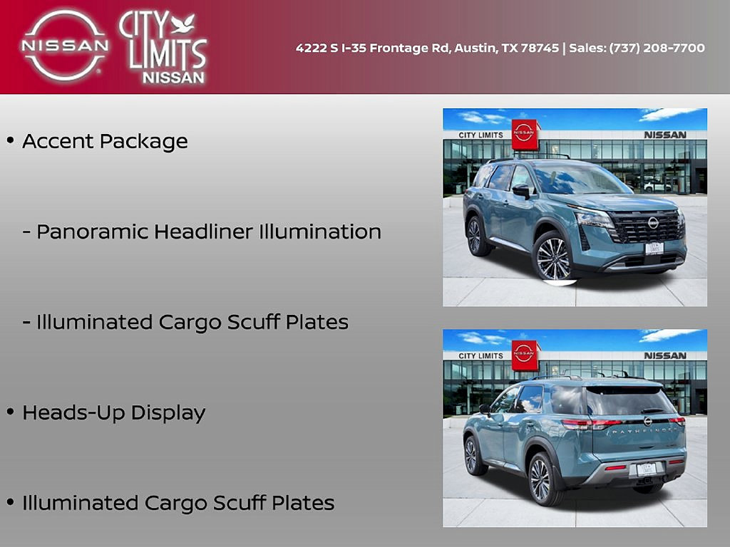 New 2026 Nissan Pathfinder Platinum w/ Accent Package FWD image 13