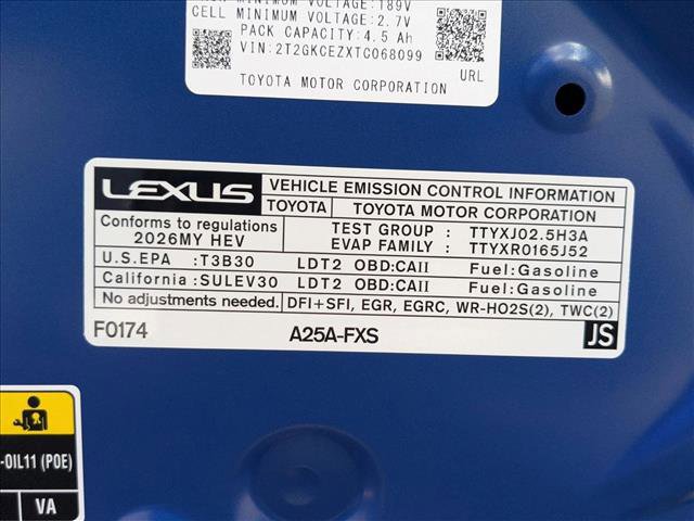 Certified 2026 Lexus NX 350h AWD w/ Cold Area Package image 27