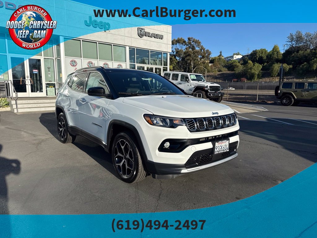 Certified 2025 Jeep Compass Limited AWD/4WD image 1