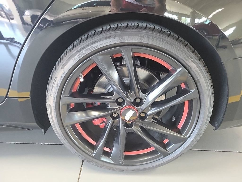 Used 2025 Cadillac CT4 V w/ LPO, Red Accent Package RWD image 8