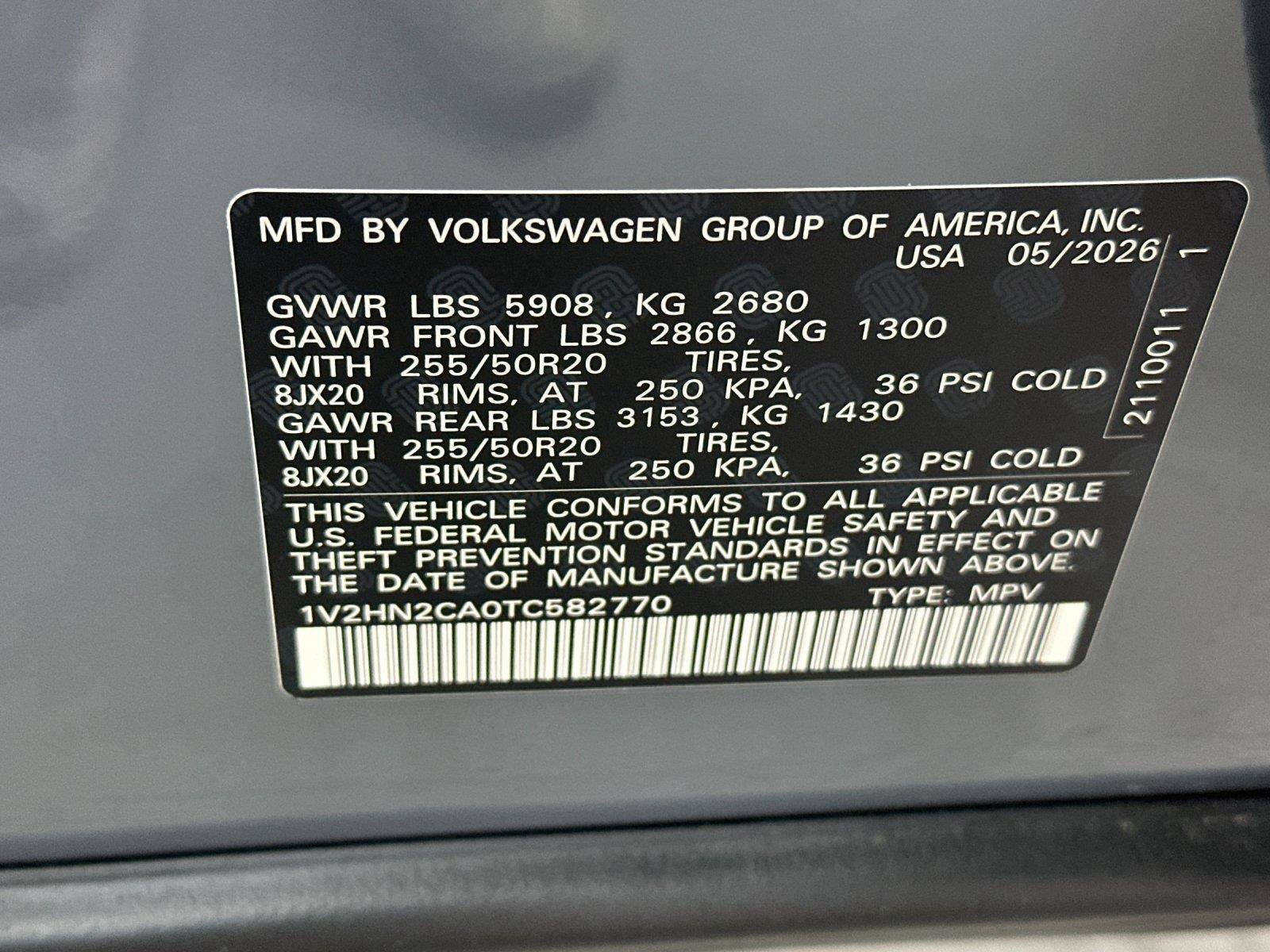 New 2026 Volkswagen Atlas SE AWD/4WD image 27