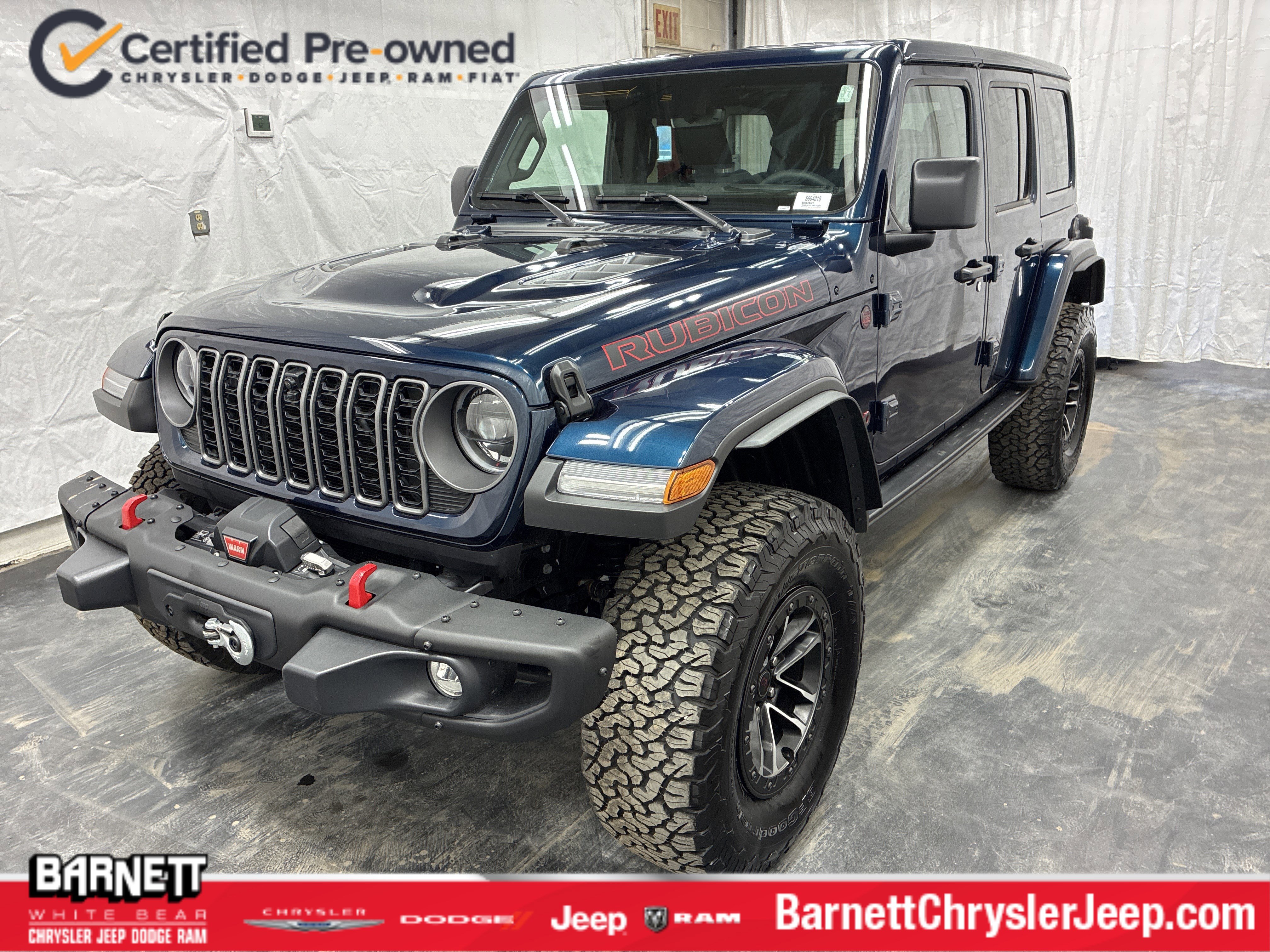 Certified 2025 Jeep Wrangler Unlimited Rubicon AWD/4WD image 1