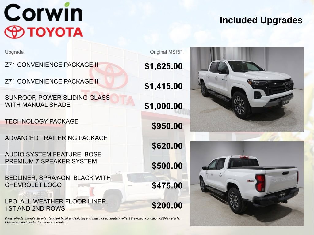 Used 2023 Chevrolet Colorado Z71 w/ Z71 Convenience Package 2 AWD/4WD image 4