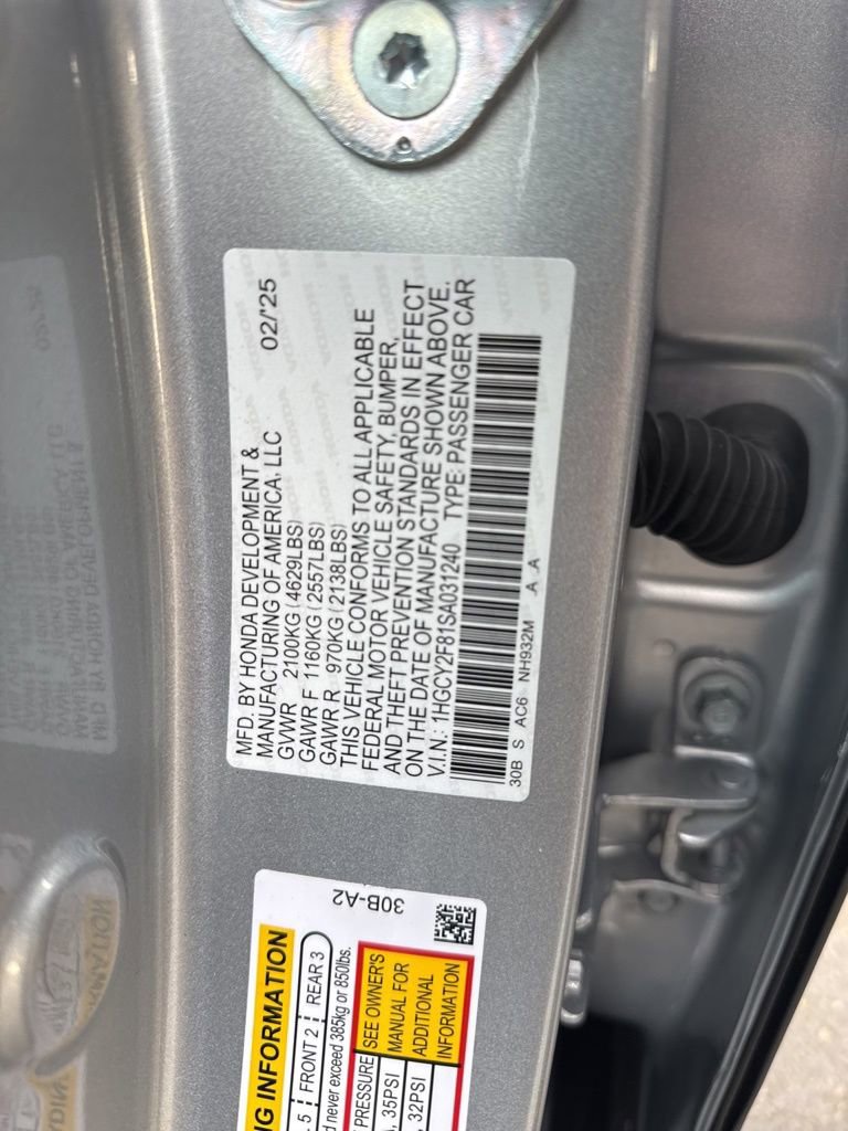 Used 2025 Honda Accord Touring image 51