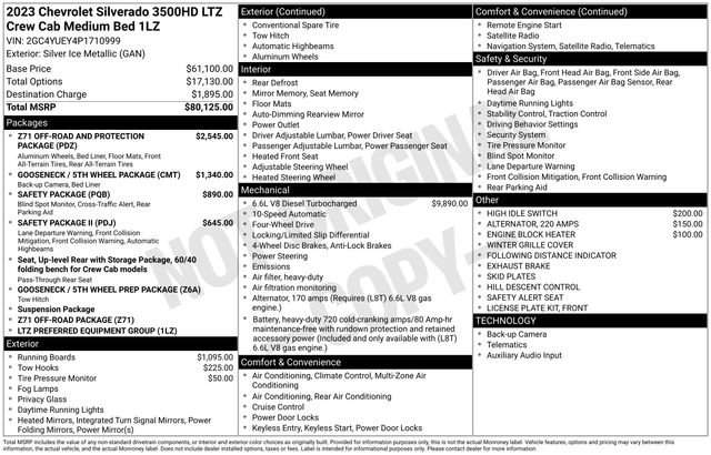 Used 2023 Chevrolet Silverado 3500 LTZ image 27