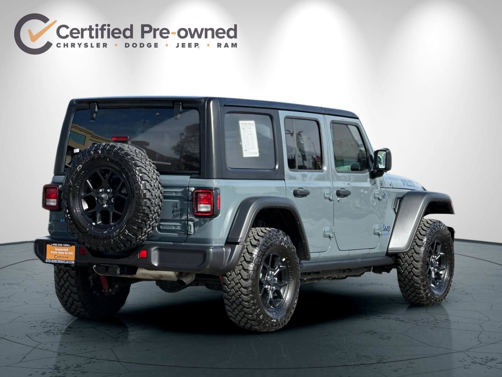 Certified 2025 Jeep Wrangler Unlimited Sport S 4xe AWD/4WD image 4